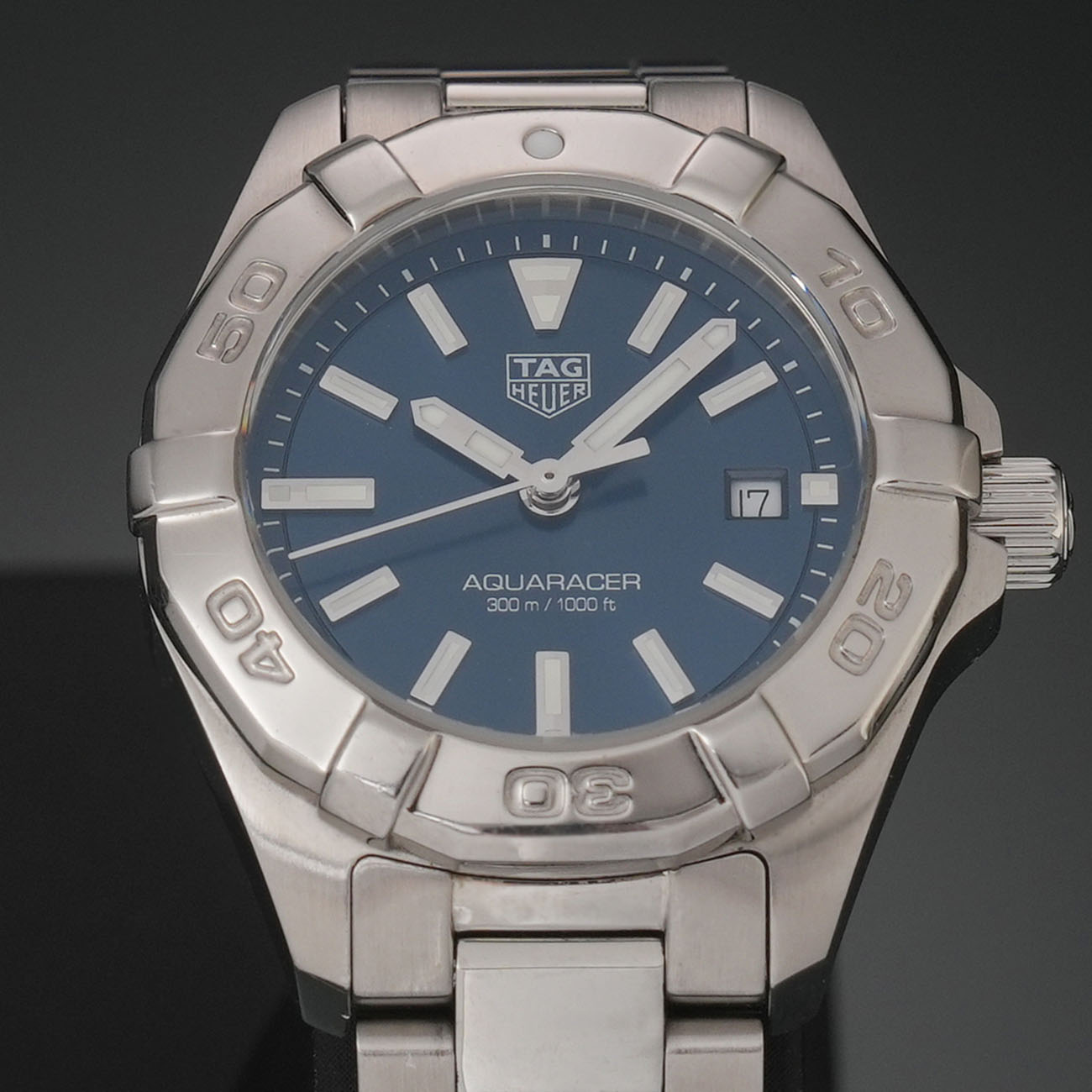 TAG HEUER(USED)태그호이어 아쿠아레이서 스틸 쿼츠 27mm WBD1412